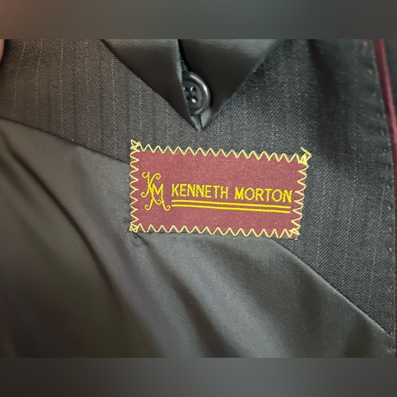 Kenneth Morton Men’s Sport Coat / Blazer pinstriped. - Picture 2 of 4